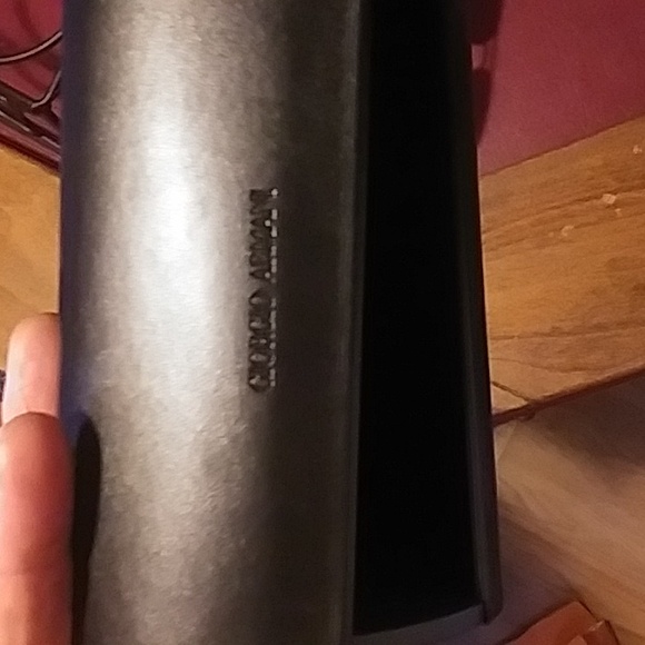 Georgio Armani sunglasses. Mirror tint. Black on black - Picture 3 of 6